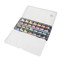 Aquarellfarben-Set Botanycal ROSA GALLERY Metallkasten, 28 Farben, volle Töpfe — Bild 3