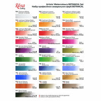 Aquarellfarben-Set Botanycal ROSA GALLERY Metallkasten, 28 Farben, volle Töpfe — Bild 6