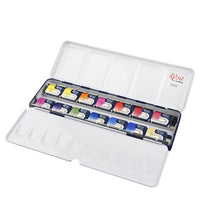 Aquarellfarben-Set "Botanycal" ROSA Gallery, Metallkoffer, 14 Farben, volle Töpfe — Bild 3