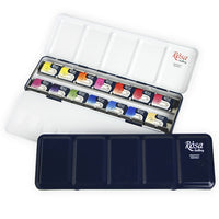 Aquarellfarben-Set "Botanycal" ROSA Gallery, Metallkoffer, 14 Farben, volle Töpfe — Bild 5