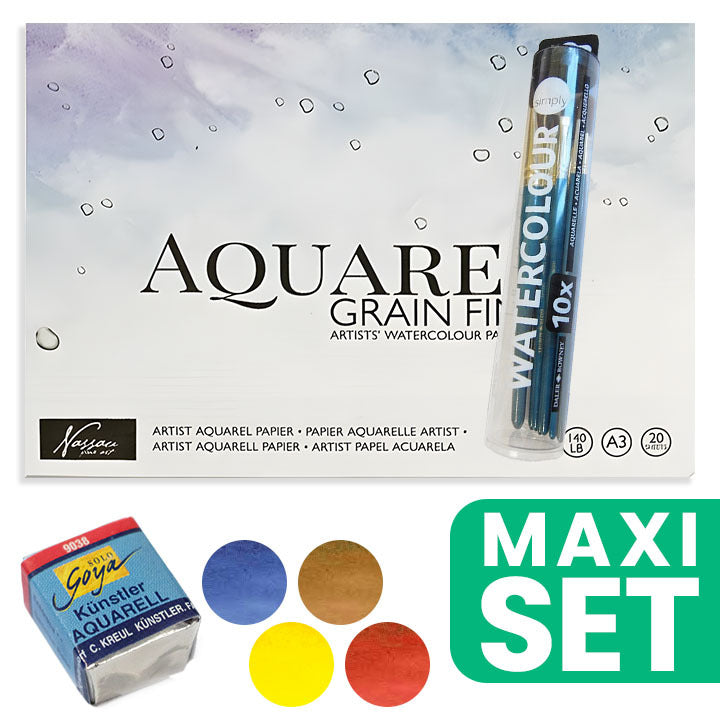 Aquarellmalerei-Set — Bild 2