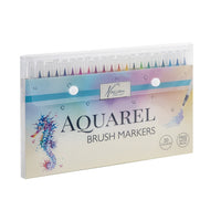 Aquarellmarker in Verpackung - 20 Stück und Pinsel — Bild 1