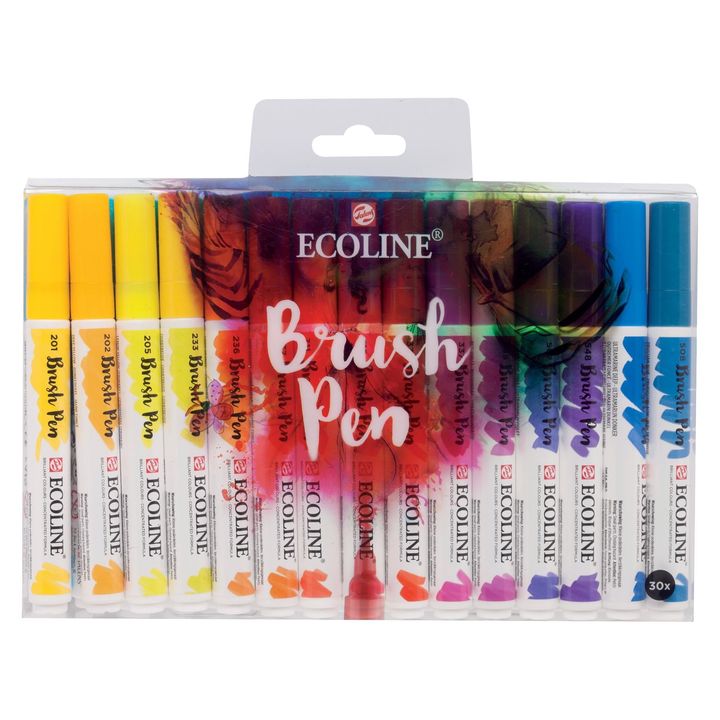 Aquarellstifte Ecoline Brush Pen | 30er Set — Bild 5