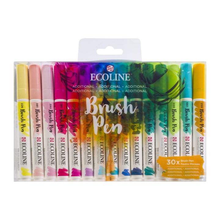 Aquarellstifte Ecoline Brush Pen Additional | 30er Set — Bild 6