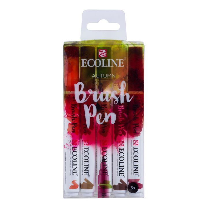 Aquarellstifte Ecoline Brush Pen Autumn | 5er Set — Bild 6