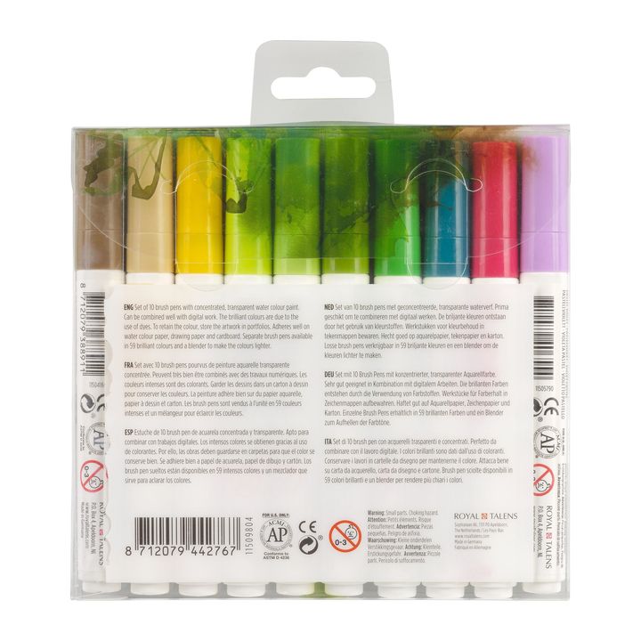 Aquarellstifte Ecoline Brush Pen Botanic | 10er Set — Bild 7