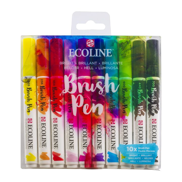 Aquarellstifte Ecoline Brush Pen Bright | 10er Set — Bild 6