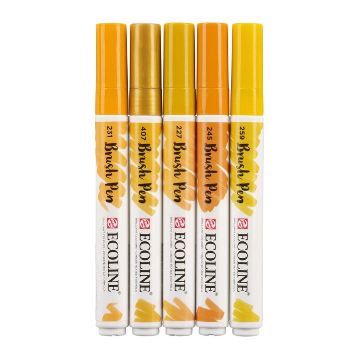 Aquarellstifte Ecoline Brush Pen Earth | 5er Set — Bild 10
