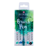 Aquarellstifte Ecoline Brush Pen Green Blue | 5er Set — Bild 6