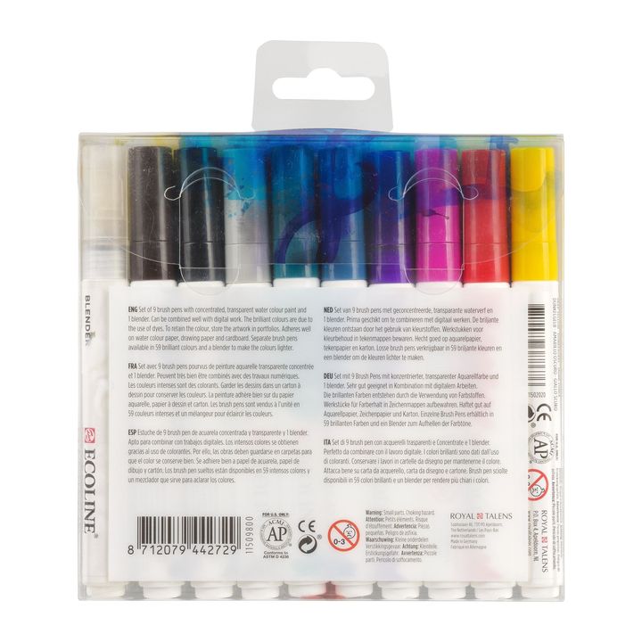 Aquarellstifte Ecoline Brush Pen Hand Lettering | 10er Set — Bild 7