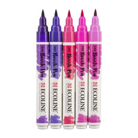 Aquarellstifte Ecoline Brush Pen Violet | 5er Set — Bild 8