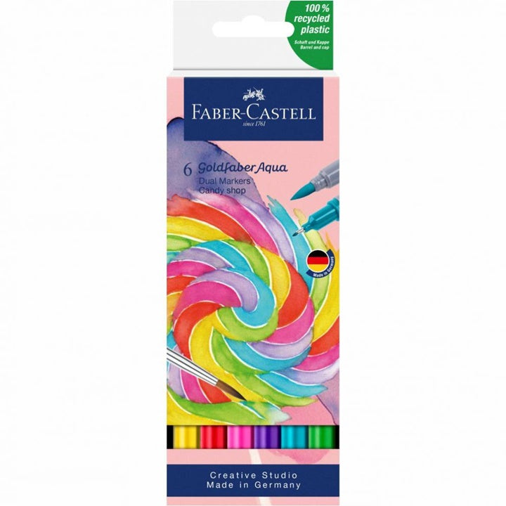 Aquarellstifte Goldfaber Aqua Dual set Candy shop | 6 Stück — Bild 2