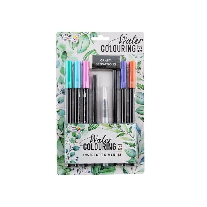 Aquarellstifte-Set – 9-teilig / leuchtende Farben — Bild 1