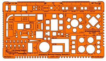 ARCHITEKT Professional Technische Schablone — Bild 2