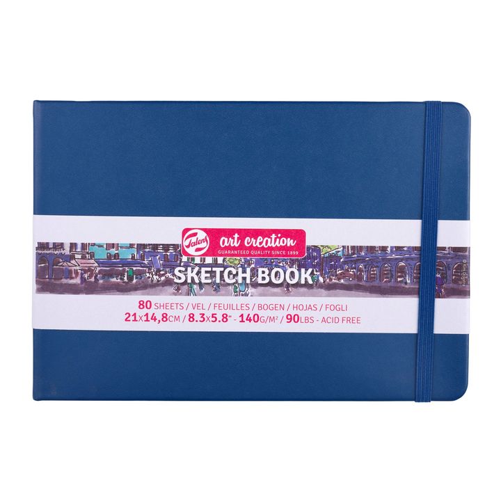 Art Creation Skizzenbuch 21 x 14,8 cm – Navy Blau