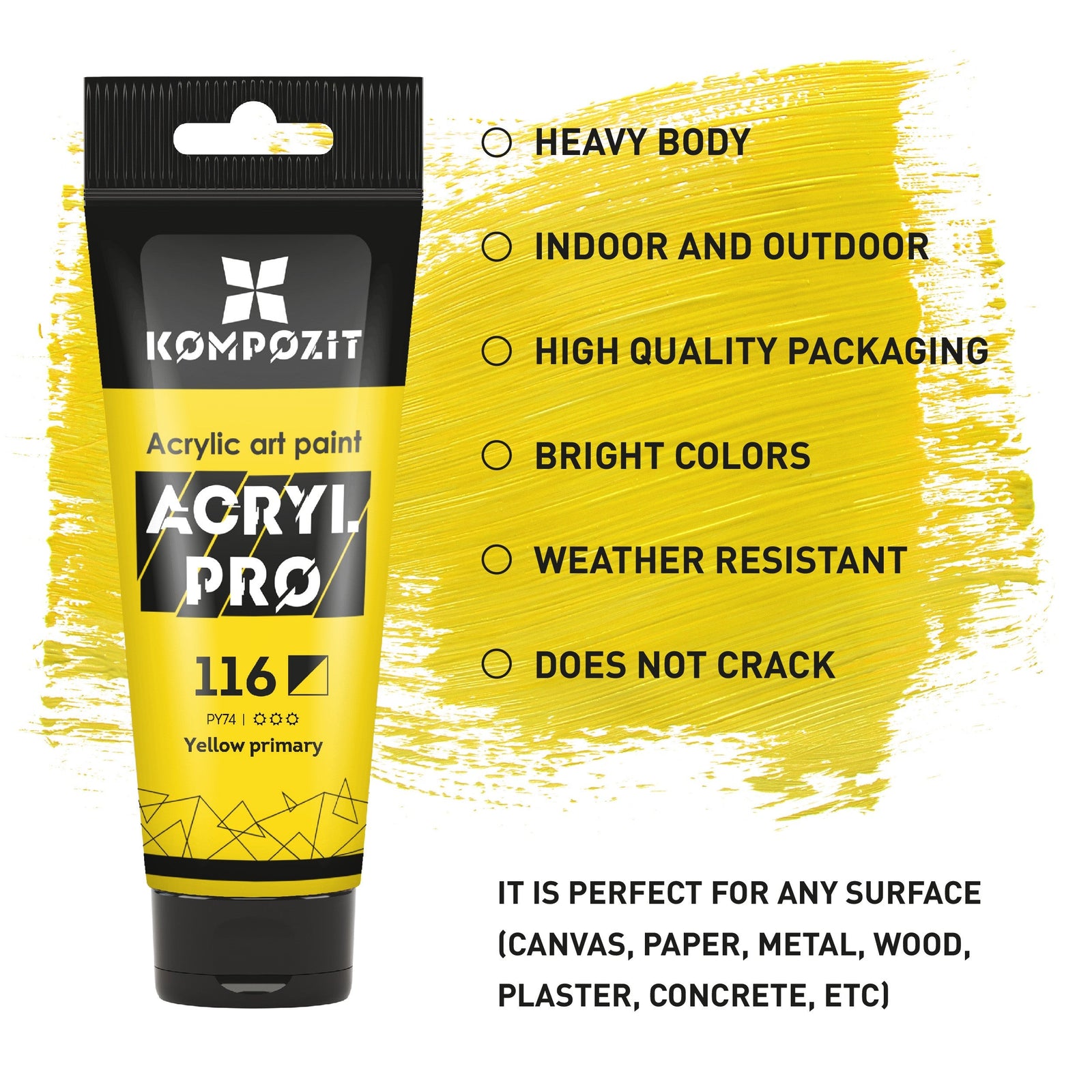 Acrylfarben-Set ACRYL PRO Kompozit in Box – 42 x 75 ml