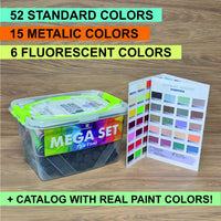 Acrylfarben-Set Kompozit ACRYL PRO BOX 73 x 75 ml