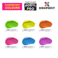 Acrylfarben-Set Kompozit ACRYL PRO BOX 73 x 75 ml
