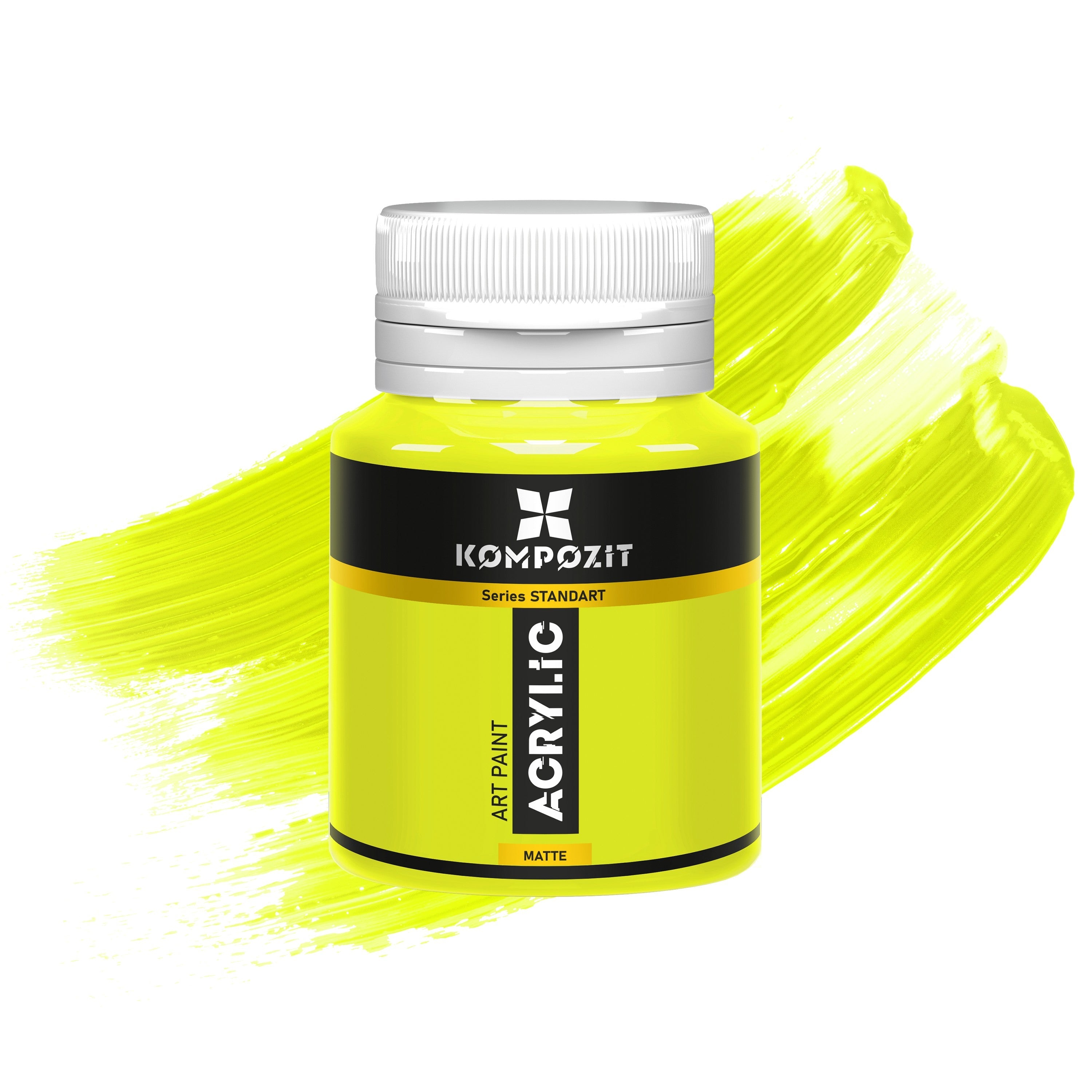 Acrylfarbe STANDART Kompozit Fluorescent 20 ml – 111 Fluoreszierendes Limettengrün