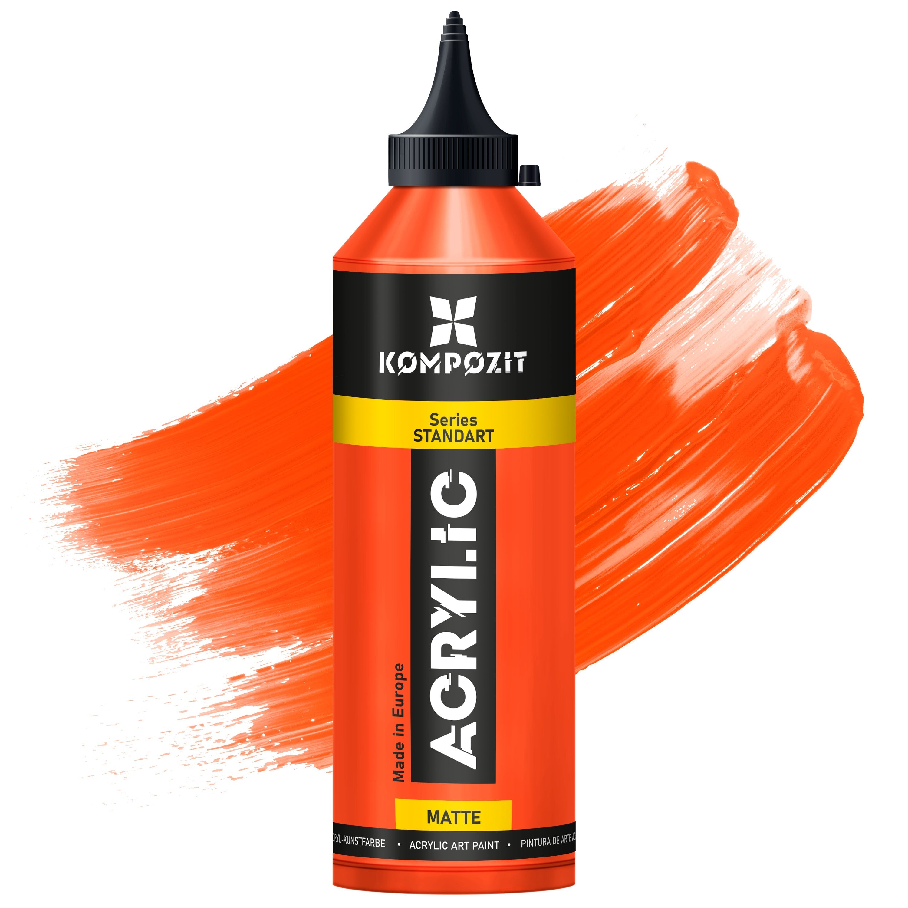 STANDART Kompozit Acrylfarbe 500 ml – 113 Fluorescent Orange