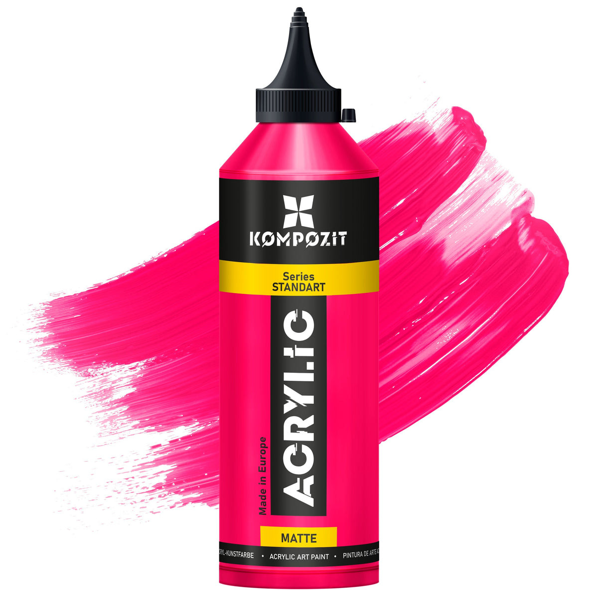STANDART Kompozit Acrylfarbe 500 ml – 114 Fluorescent Pink