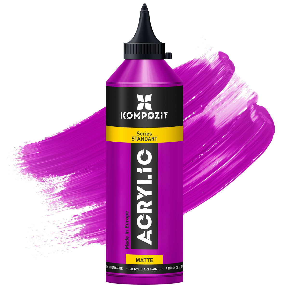 Acrylfarbe Kompozit STANDART Fluorescent 500 ml – 115 Fluoreszierendes Violett