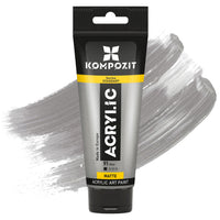Acrylfarbe STANDART Kompozit Metallic 75 ml – 91 Silber