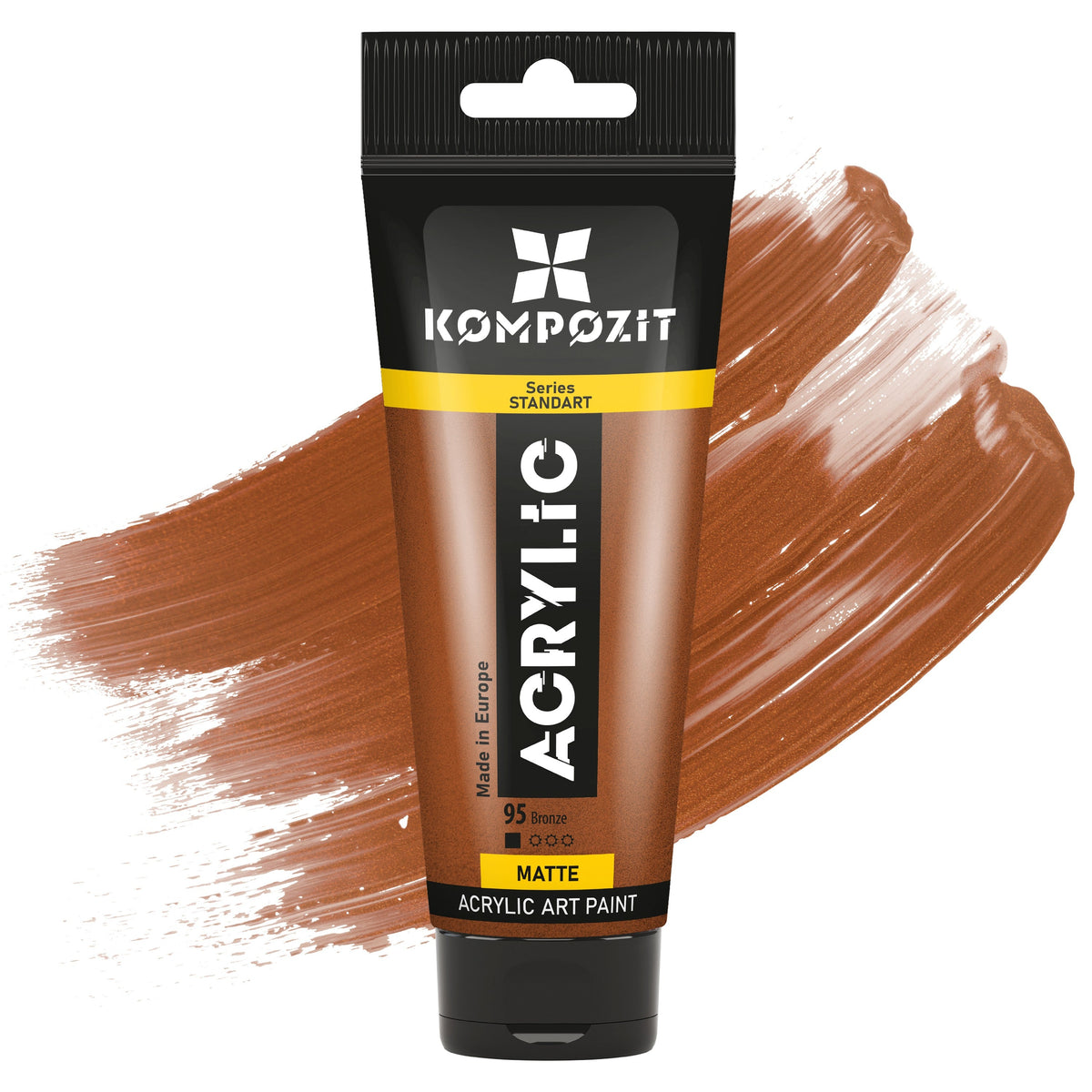 Acrylfarbe STANDART Kompozit Metallic 75 ml – 95 Bronze