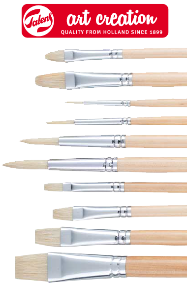 ArtCreation Pinsel mit Naturborsten - 10er Set — Bild 1