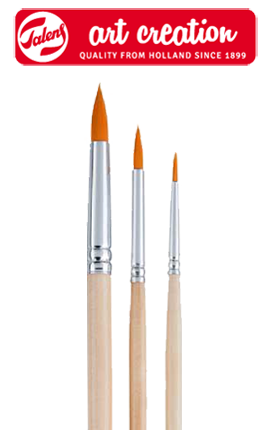 ArtCreation Pinsel mit synthetischen Borsten - 3er Set — Bild 2