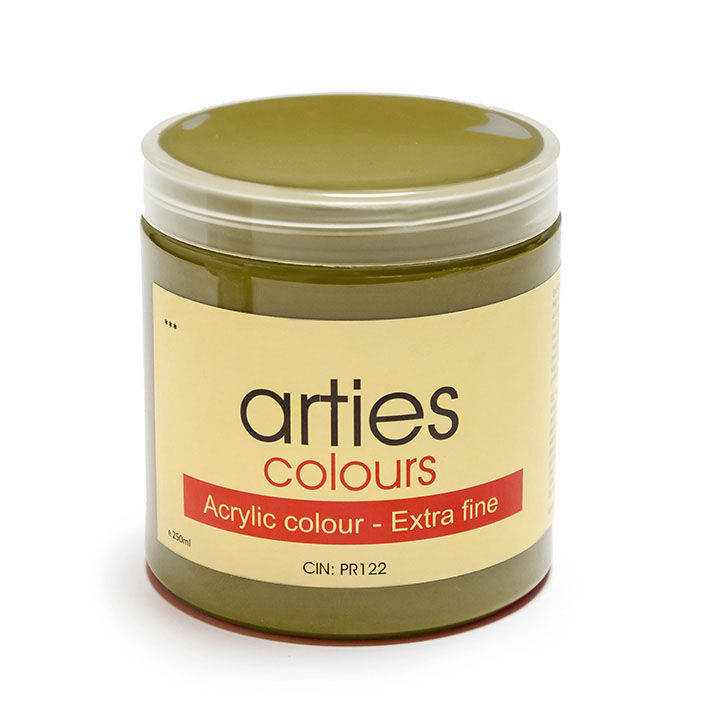 Arties Colours Acrylfarbe 250 ml – 45 Farbtöne - 5068 - Verdaccio