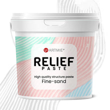 Eimer der 3D Strukturpaste ARTMIE Relief Paste Fine-sand mit feinkörniger Struktur