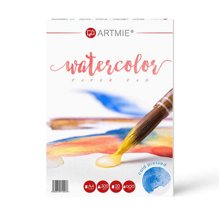 ARTMIE Aquarellblock Cold Press 20 Blatt | verschiedene Formate — Bild 1