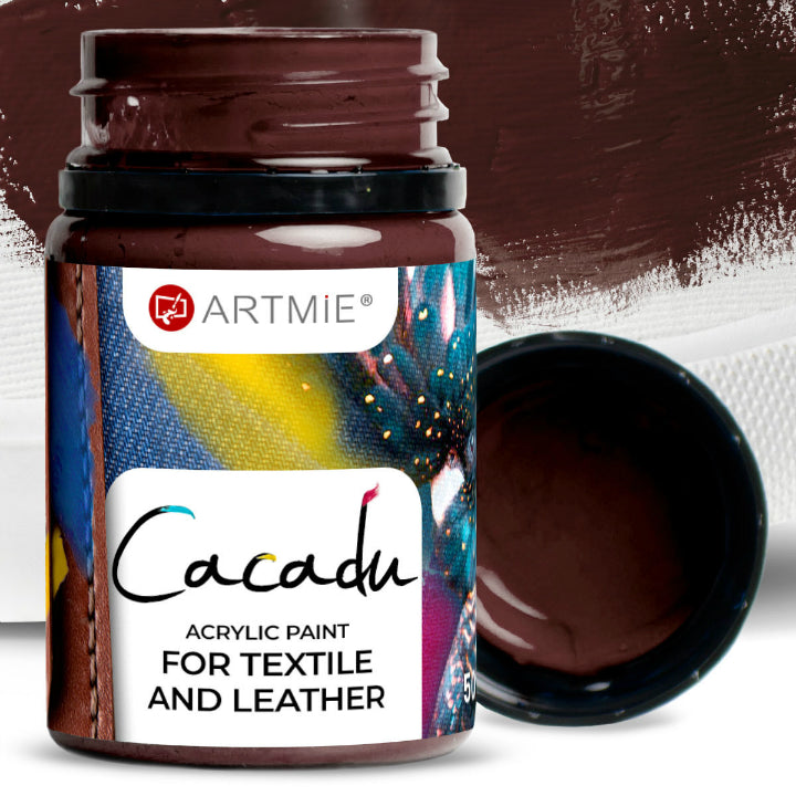 ARTMIE Cacadu Textil- und Lederfarbe 50 ml – 22 umbra gebrannt