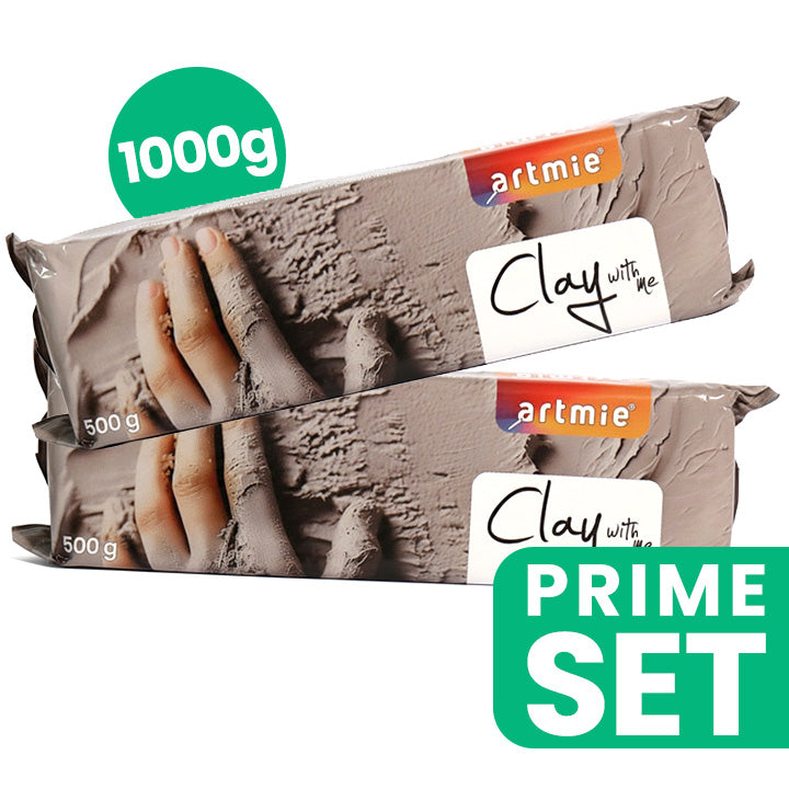 ARTMIE Clay with me Modelliermasse Set 2x500g — Bild 5