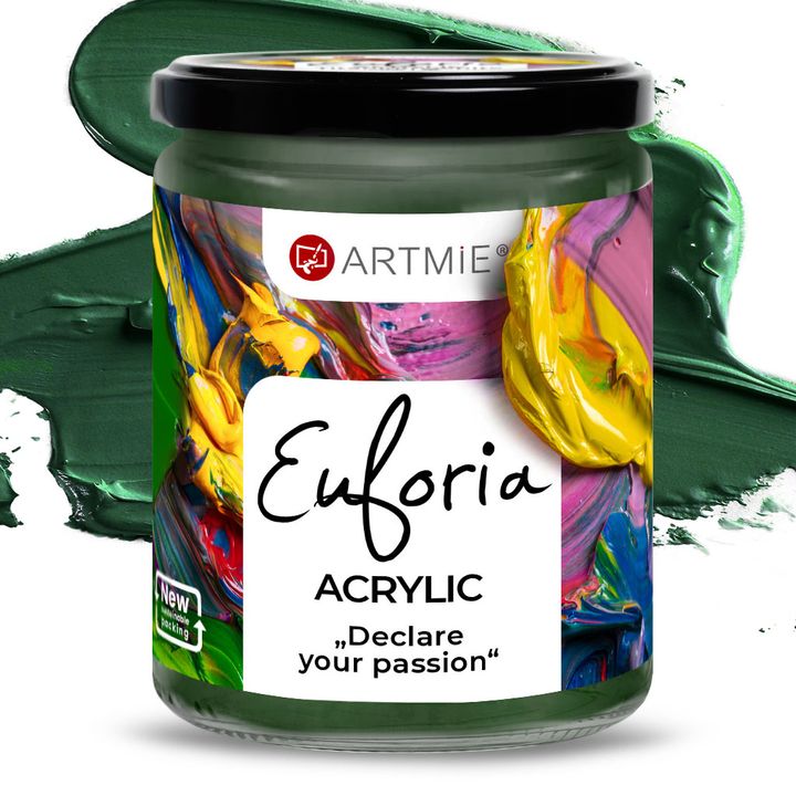 ARTMIE Euforia Acrylfarbe 430 ml – 321 phthalo Grün