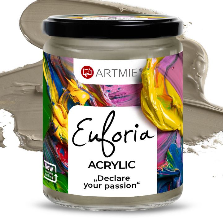 ARTMIE Euforia Acrylfarbe 430 ml – 507 warm Grau