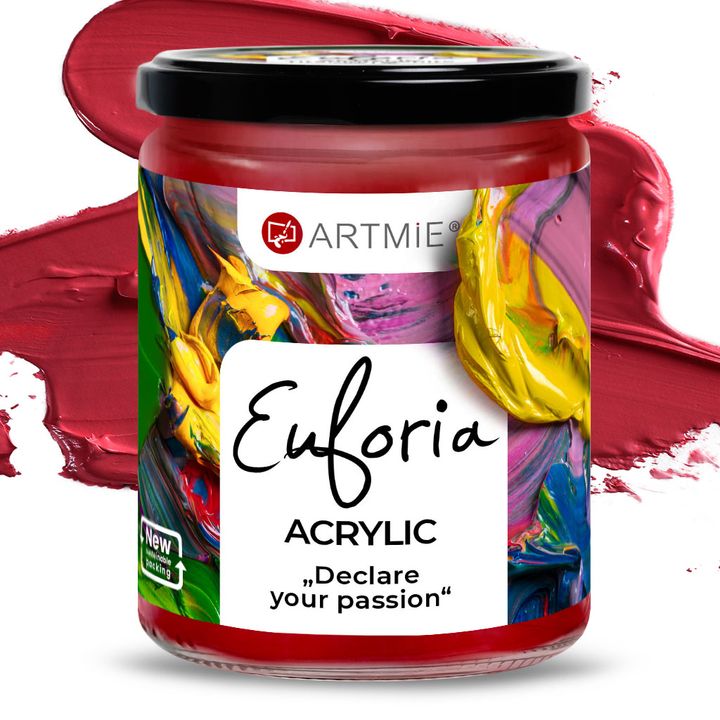 Hochpigmentierte Acrylfarben Euforia.