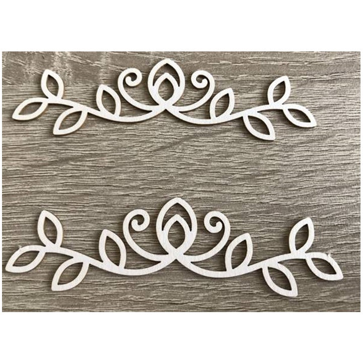 ARTMIE Lasergeschnittene Holzzweig-Ornamente — Bild 1