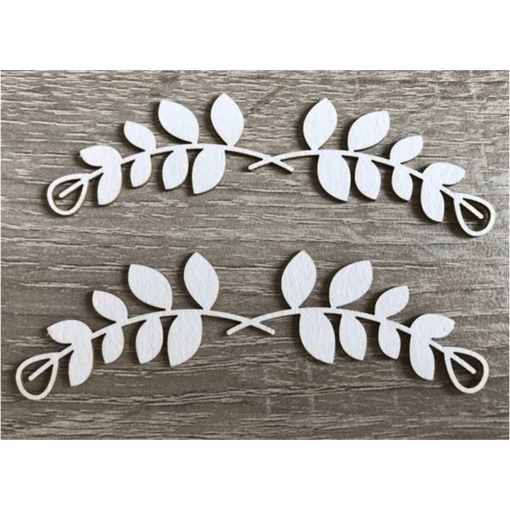 ARTMIE Lasergeschnittenes Blatt-Ornament aus Holz — Bild 1