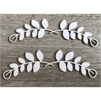 ARTMIE Lasergeschnittenes Blatt-Ornament aus Holz — Bild 2