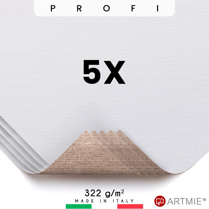 ARTMIE Profi Malkarton-Muster Set zum Testen von Maltechniken | ARTMIE