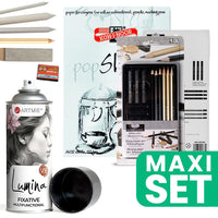 ARTMIE Skizzier-Set mit Fixiermittel — Bild 1