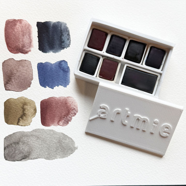 ARTMIE Solo Goya Aquarell-Set, 7 Teile - Erdtöne — Bild 8