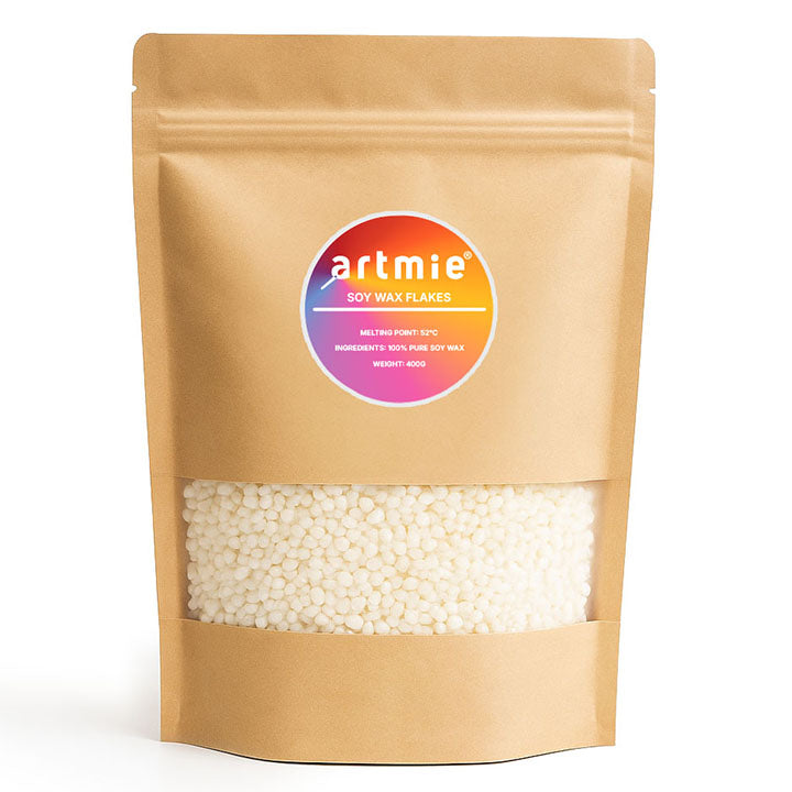 ARTMIE Unparfümiertes Sojawachs für Kerzen 400 g — Bild 5