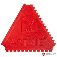 ARTMIE Wiederverwendbarer Spachtel/Kamm 3 in 1 | Muster 1 — Bild 6