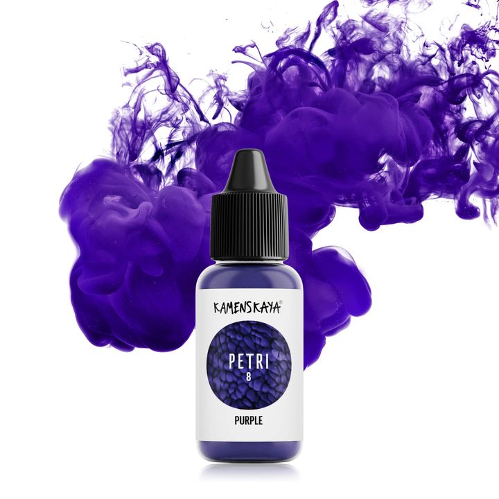 Kamenskaya Petri Inks für Epoxidharz 15 ml – Petri 8 Violett