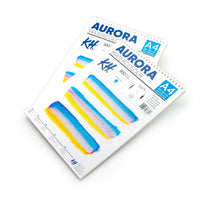 AURORA Aquarellblock cold press mit Spiralbindung | ARTMIE