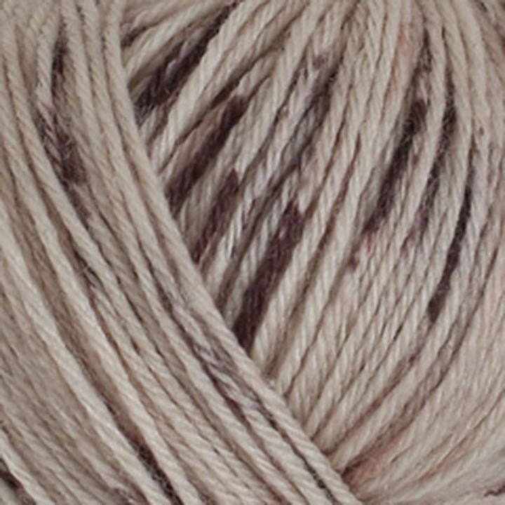 Baby Merino Garn 100 m mehrfarbig – weiß-bordeaux
