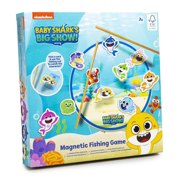 Baby Shark Angelspiel – Holz-Gesellschaftsspiel für Kinder — Bild 1